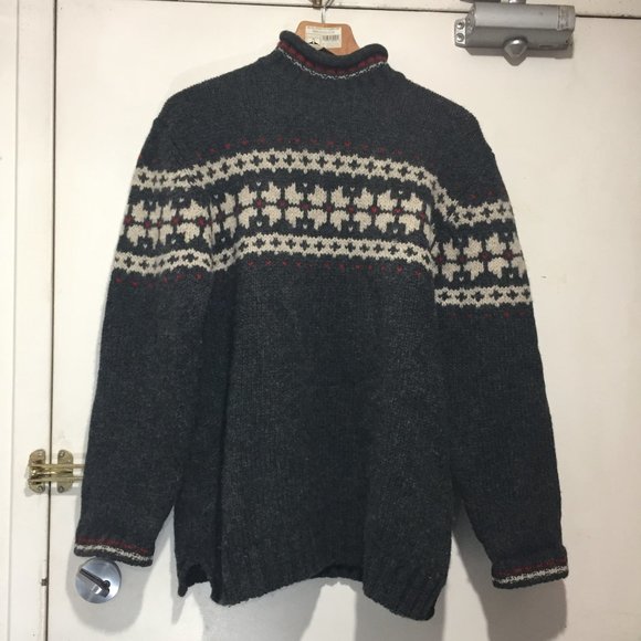 VINTAGE EDDIE BAUER KNITTED WOOL SWEATERS SIZE M - Picture 2 of 6
